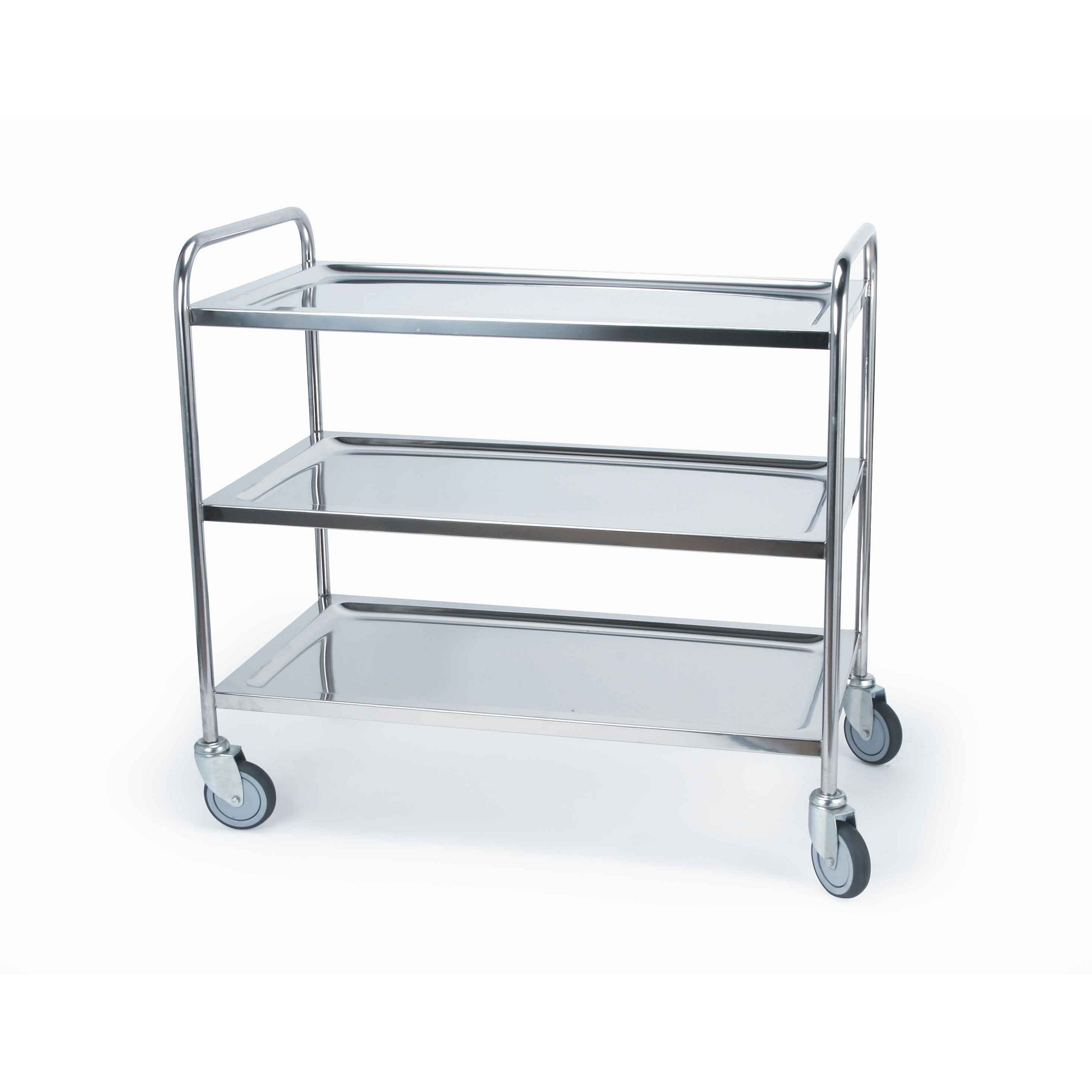 Stainless Steel Trolleys - 3 tier